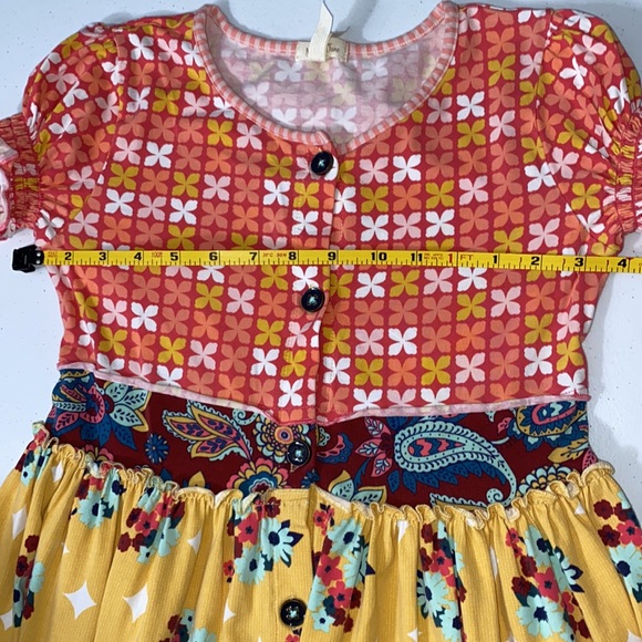 Matilda Jane Annika Girl’s Long Sleeve Twirl Floral Ruffle Dress Size 10 - Picture 13 of 14